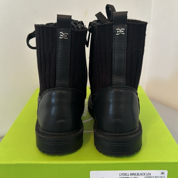 Sam Edelman Lydell Mix Media Combat Boots - Picture 4 of 6